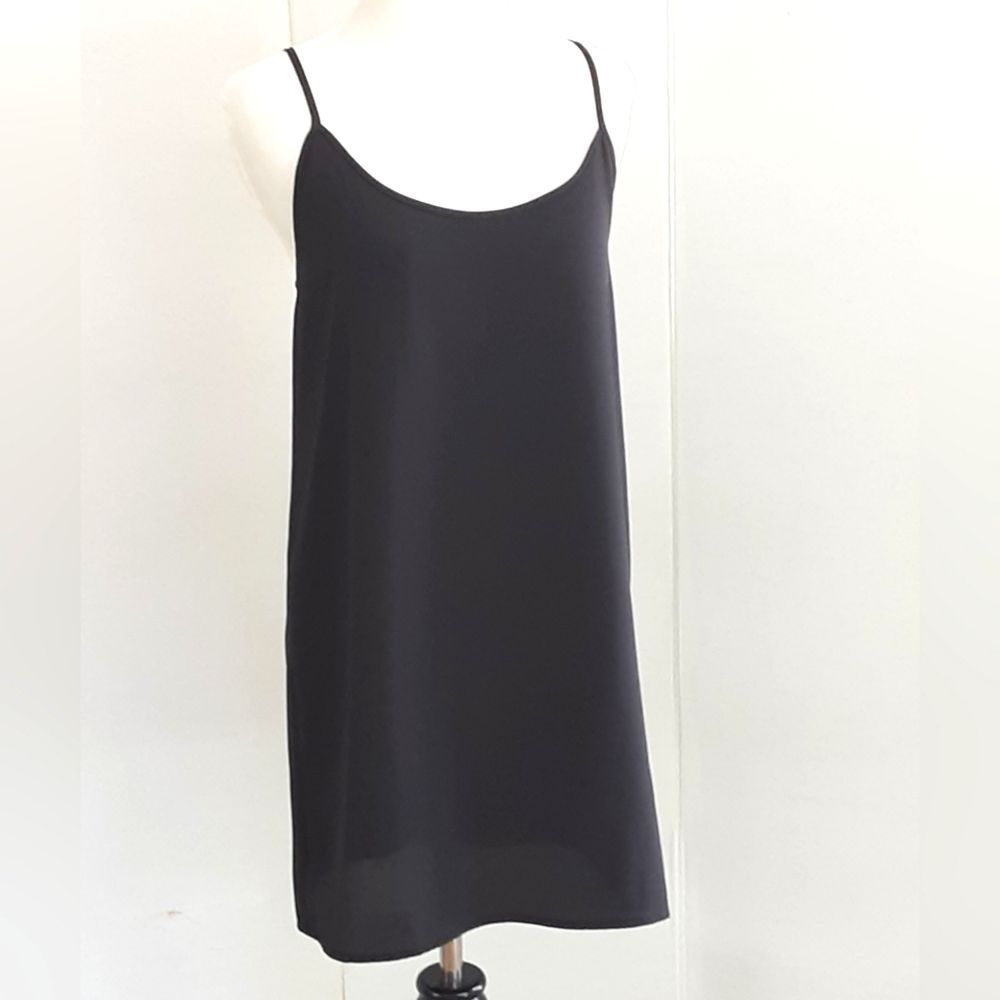 Forever 21 Black Spaghetti Strap Cami Tank Negligee Sz M